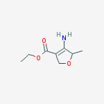 Structure of Ethyl 4-amino-5-methyl-2,5-dihydrofuran-3-carboxylate