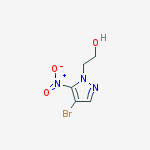 Structure of 2-(4-Bromo-5-nitro-1H-pyrazol-1-yl)ethanol