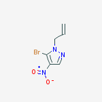 Structure of 1-Allyl-5-bromo-4-nitro-1H-pyrazole