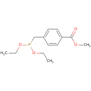 Structure of Benzoic acid, 4-[(diethoxyphosphinyl)methyl]-, methyl ester