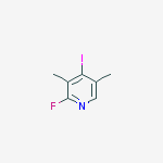 Structure of 2-fluoro-4-iodo-3,5-dimethylpyridine