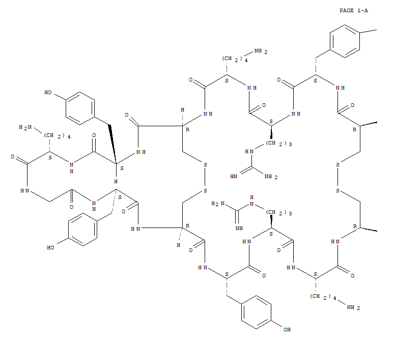 Structure of polyphemusin II, Tyr(5,12)-Lys(7)-