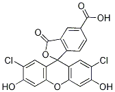 Structure of 5-carboxyl-2,7-dichlorodihydrofluorescein