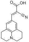 Structure of 9-(2-CARBOXY-2-CYANOVINYL)JULOLIDINE