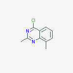 Structure of 4-chloro-2,8-dimethylquinazoline