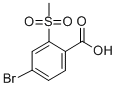 Structure of 4-BROMO-2-(METHYLSULFONYL)BENZOICACID