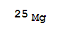 镁25同位素结构式