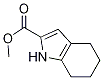 Structure of 1H-Indole-2-carboxylic acid, 4,5,6,7-tetrahydro-, Methyl ester