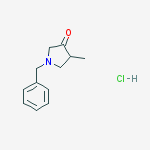 Structure of 1-Benzyl-4-methyl-pyrrolidin-3-one hydrochloride