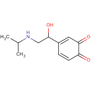Structure of 3,5-Cyclohexadiene-1,2-dione,4-[1-hydroxy-2-[(1-methylethyl)amino]ethyl]-