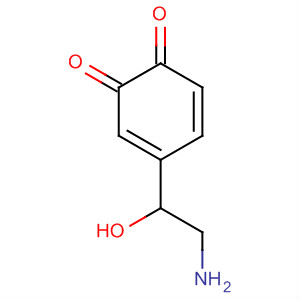 Structure of 3,5-Cyclohexadiene-1,2-dione, 4-(2-amino-1-hydroxyethyl)-