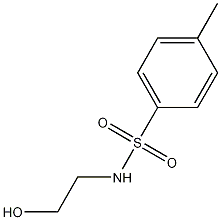 Structure of Benzenesulfonamide, N-(2-hydroxyethyl)-4-methyl-