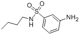 Structure of 3-AMINO-N-BUTYLBENZENESULFONAMIDE