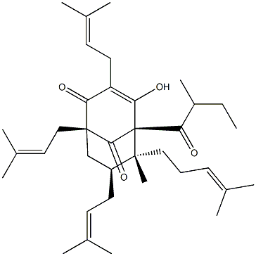 Chemical structure of ADHYPERFORIN