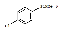 Structure of Silane, (4-chlorophenyl)dimethyl-