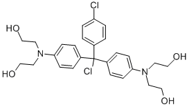 Structure of 4,4-(ALPHA,4-DICHLOROBENZYLIDENE)BIS[2,2-(PHENYLIMINO)DIETHANOL]