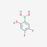 Structure of 4,5-Difluoro-2-hydroxyphenylboronic acid