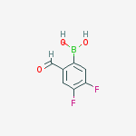 Structure of 4,5-Difluoro-2-formylphenylboronic acid