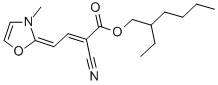 Structure of 2-ETHYLHEXYL ALPHA-CYANO-4-(3-METHYLOXAZOLIN-2-YLIDENE)CROTONATE