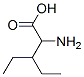 Structure of 3-ethyl-L-Norvaline