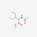 Structure of ACETYL-D,L-DIETHYLALANINE