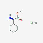 Structure of D-Cyclohexyl glycine methyl ester hydrochloride