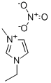 Structure of 1-ETHYL-3-METHYLIMIDAZOLIUM NITRATE