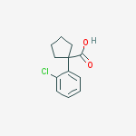 Structure of 1-(2-Chlorophenyl)-cyclopentanecarboxylic acid