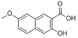 Structure of 3-Hydroxy-7-Methoxy-2-Naphthoic Acid