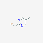 Structure of 2-(bromomethyl)-5-methylpyrimidine