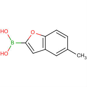 Boronic acid, (5-methyl-2-benzofuranyl)-结构式