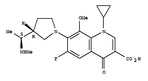 Structure of permafloxacin