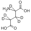 Structure of DL-GLUTAMIC-2,3,3,4,4-D5 ACID