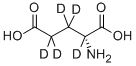Structure of D-GLUTAMIC-2,3,3,4,4-D5 ACID