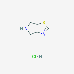 Structure of 5,6-dihydro-4h-pyrrolo[3,4-d][1,3]thiazole Hydrochloride (1:1)