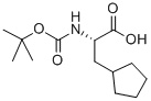 Structure of (S)-2-TERT-BUTOXYCARBONYLAMINO-3-CYCLOPENTYL-PROPIONIC ACID