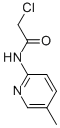 2-氯-N-(5-甲基-2-吡啶基)乙酰胺结构式