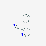 Structure of 3-p-tolylpicolinonitrile