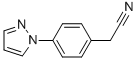 Structure of 4-(1H-PYRAZOL-1-YL)PHENYL]ACETONITRILE