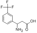 Structure of 3-AMINO-3-[3-(TRIFLUOROMETHYL)PHENYL]PROPANOIC ACID