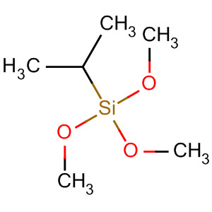 Structure of Silane, trimethoxy(1-methylethyl)-