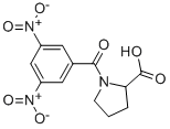 Structure of N-(3,5-Dinitrobenzoyl)-DL-proline