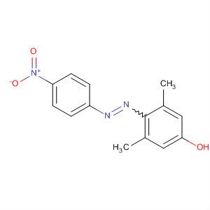 Structure of Phenol, 3,5-dimethyl-4-[(4-nitrophenyl)azo]-