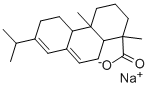 Structure of ABIETIC ACID SODIUM SALT
