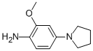 Structure of 2-METHOXY-4-(PYRROLIDIN-1-YL)AMINOBENZENE