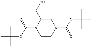 Structure of 1,4-Di-Boc-2-(hydroxymethyl)