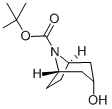 Structure of tert-butyl 3-endo-hydroxy-8-azabicyclo[3.2.1]octane-8-carboxylate