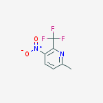 Structure of 6-Methyl-3-nitro-2-(trifluoromethyl)pyridine