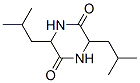 Structure of 3,6-Bis(2-methylpropyl)-2,5-piperazinedione