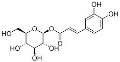 Structure of 1-O-[(2E)-3-(3,4-dihydroxyphenyl)prop-2-enoyl]-beta-D-glucopyranose